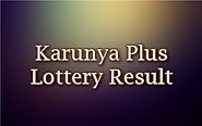 Kerala lottery results today karunya plus