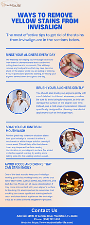 Tips To Remove Stains From Invisalign Aligners