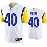 Website at https://www.hellomicki.ru/Mens-Los-Angeles-Rams--40-Von-Miller-Nike-2021-White-Modern-Throwback-Vapor-Limi...