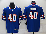 Website at https://www.hellomicki.co/Mens-Buffalo-Bills--40-Von-Miller-Nike-White-Alternate-Retro-Vapor-Limited-Jerse...