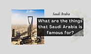 What are the things that Saudi Arabia is famous for?