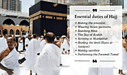 What are the essential duties of Hajj?