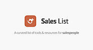 A curated list of tools & resources for salespeople