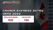 Latest Canada Express Entry Draw 2022- CRS Score Cut off