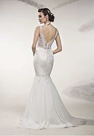 White Mermaid Wedding Dresses