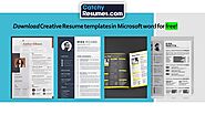 Beautiful & Free Resume Templates in Word for Free!