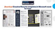 Download Free Editable Resume Templates & CV Designs