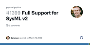 Full Support for SysML v2 · Issue #1399 · gaphor/gaphor · GitHub