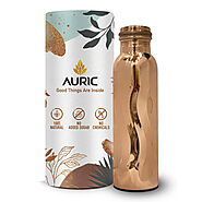 Buy Copper Bottle Online for Drinking Purpose | Merchandise | Auric