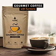Buy Instant Coffee Online | Gourmet Coffee with Turmeric | Hot Beverages | Auric
