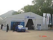 A Frame Tent for SUBARU Car Trade Show