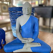 Zen Buddha Royal Blue