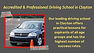 Accredited & Professional Driving School in Clayton