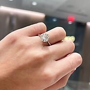 Diamond Engagement Rings, Gold Halo Rings in Hackensack, NJ