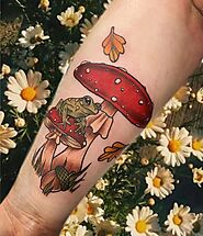 100+ Mushroom Tattoo Ideas and Designs & Meanings