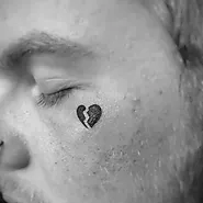 Tattoo of a heart on the face - Does It Actually Mean Anything?