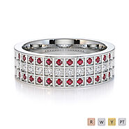 Collection of Designer Ruby Eternity Rings- AG & Sons