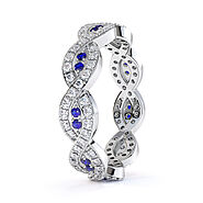 3 Beautiful Gemstone Eternity Rings