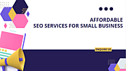 Affordable SEO Service For small Businesses