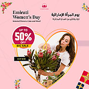 Emirati Women's Day Huge Discount on Flower Delivery In Marina Dubai