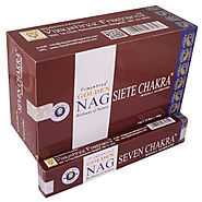 Vijayshree golden nag seven chakra incense sticks online | meghaaromatics.com
