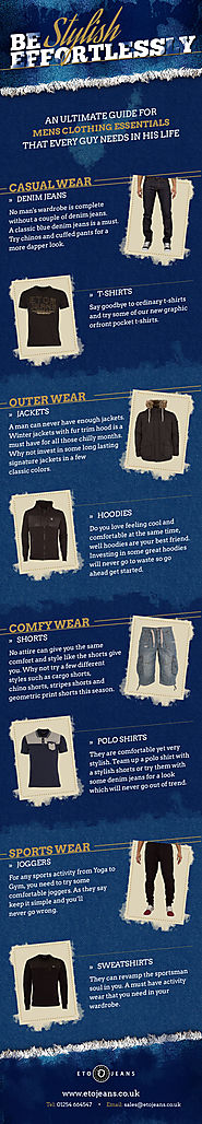 Be Stylish Effortlessly - An Ultimate Guide to Mens Clothing Essentials