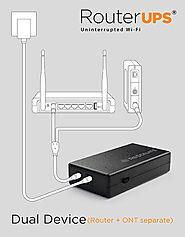 RouterUPS - Power Backup for Two Devices