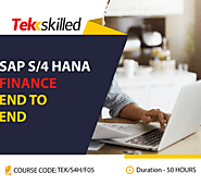 Tekskilled: Best Online SAP S/4HANA Finance End to End Course USA, India