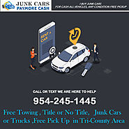 We Buy Junk Cars Broward,FL | Junk Car Removal Broward