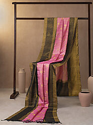Pink Silk Sarees by Drapery