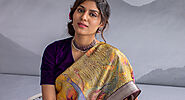 Buy Contemporary Silk Sarees from Drapery