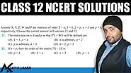 Question 21, 22 | Exercise 3.2 Chapter 3 Matrices Class 12 JEE Mains