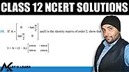 Question 18 | Exercise 3.2 Chapter 3 Matrices Class 12 JEE Mains