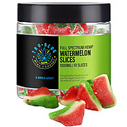 Shop the Best CBD Gummies; 60 Watermelon Slices For Stress Relief