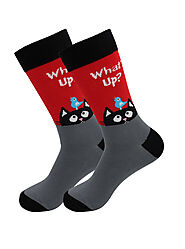 Buy Funny Animal Socks Online For Men & Women | Cat (What’s Up)