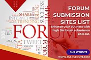 Promote Your Business Through Forum Submission Sites