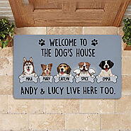 Funny Doormat For Dog Lovers