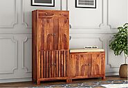 Get Latest Shoe Cabinet Online in Bangalore @WoodenStreet