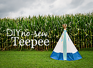 DIY: No-Sew Teepee - Project Nursery