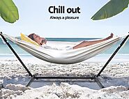 Website at https://shopystore.com.au/outdoor/hammocks/hammock-with-stand/