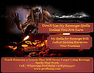 Spells for revenge to cause your enemy to have sleepless nights & frightening dreams. Banish bad dreams & nightmares ...