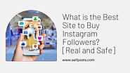 What is the Best Site to Buy Instagram Followers? [Real and Safe] - Self Posts