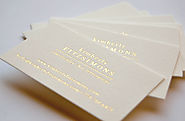 450gsm Gold Foil Business Cards
