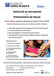 Curs: Iniciació al voluntariat i premonitors de lleure | Esterri d'Àneu