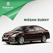 Nissan Sunny rent a car Dubai | Perfect for both city drives and longer trips.