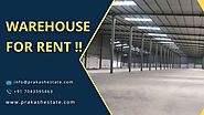 Get an expansive range of warehouses space for rent in Chhatral | Prakash Real Estate