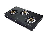 Preethi Glass Top 3 Burner Gas Stove Online at Preethi Online Store