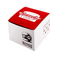 Custom printed burger boxes