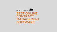The Best Online Contract Management Software Features | Dock 365 Inc.