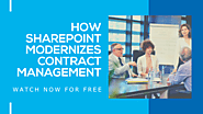 Free Webinar | How SharePoint Modernizes Contract Management